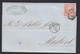 Espana Spain Spanish Cover Lettre Outer Wrapper Valencia To Madrid 1858 - Covers & Documents