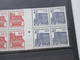 Berlin Freimarken Deutsche Bauwerke I Nr. 242 - 249 ** / Postfrisch 4er Blocks 130€ Katalogwert - Unused Stamps