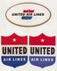 ETATS-UNIS : UNITED AIR LINES . - Baggage Labels & Tags