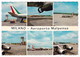 MILANO - AEROPORTO MALPENSA - CARTOLINA VIAGGIATA 1969 - Aerodromi