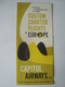 CAPITOL AIRWAYS INC. CUSTOM CHARTER FLIGHTS IN EUROPE. THE MOST ECONOMIC WAY TO TRAVEL - USA, 50s. - Werbung