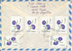 Argentina Air Mail Cover Sent To Denmark 29-12-1986 With A Lot Of Topic Stamps On Front And Backside Of The Cover - Covers & Documents