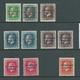 Penrhyn Island 1917 - 1920 Overprints On KGV Part Set Of 10 Including Perf Varieties Mint - Penrhyn