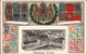 ! Alte Präge Ansichtskarte Wappen Bettembourg, Bettemburg, Bahnhof, La Gare, Luxemburg, Briefmarken, Timbres, Luxembourg - Bettemburg