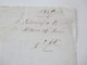 Schweiz 1847 Markenloser Brief / Bartaxe / Taxvermerk Und Blauer Stempel K2 Schwyz 2. Feb 47 - 1843-1852 Federal & Cantonal Stamps