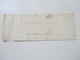 Schweiz 1862 Markenloser Brief 3 Stempel Zürich Und K2 Schwyz Und Blauer Rahmenstempel Schweizer. Rentenanstalt - Cartas & Documentos
