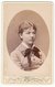 Photografie: Hugo Thiele, Dresden - Portrait Junge Dame, Frau Femme Woman Lady #0642 CDV /kab - Oud (voor 1900)