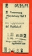 Germany(GDR) 1973. Ticket For Magdeburg- Vahldorf Train. - World