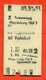 Germany(GDR) 1973. Ticket For Magdeburg- Vahldorf Train. - Monde