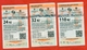 Czech Republic 2015-17. City Praha.Three Different Bus Tickets. - Europe