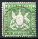 Germania Wurttemberg 1860 Unif.18a O/Used VF/F - Autres & Non Classés