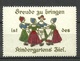 Deutschland Ca 1900 Kindergarten Reklamemarke Variety ERROR Set Off Abklatsch * - Vignetten (Erinnophilie)