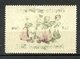 Deutschland Ca 1900 Kindergarten Reklamemarke Variety ERROR Set Off Abklatsch * - Vignetten (Erinnophilie)