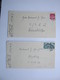 1938 , Landlager Wilster , 2 Briefe Mit Absender  + Inhalt - Briefe U. Dokumente