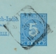 Nederlands Indië - 1898 - 5+5 Cent Cijfer, Briefkaart G11b Van VK Blitar Naar VK Wlingi - India Holandeses