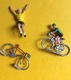 Coureurs Cyclistes : Maillot Jaune & Maillot Vert (vélo : 6 Cm) - Other & Unclassified
