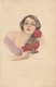 CPA - Thèmes - Illustrateur - Nanni - Avant 1930 - Portrait De Femme - Rose - Other & Unclassified