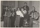 PHOTO (12.5x8.5 Cm) GROUPE ACCORDÉONISTE "MAUGEIN" BAL NOVEMBRE 1953 SALLE DES FÊTES REINE DES MARCHEURS - Chanteurs & Musiciens