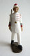 FIGURINE QUIRALU Plastique GARDE MONEGASQUE OFFICIER DEFILANT MONACO Blanc  60's Pas Starlux Clairet Cyrnos, - Militaires