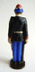 FIGURINE QUIRALU Plastique GARDE MONEGASQUE AU GARDE A VOUS  Bleu Noir MONACO (1) 60's Pas Starlux Clairet Cyrnos, - Militaires