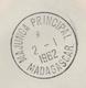 MADAGASCAR TANANARIVE 1962 - PAPILLONS, VANILLE, GIROFLE, 1ERE LIAISON TANANARIVE MAJUNGA, CACHET D ARRIVEE, A VOIR - Madagascar (1960-...)