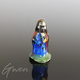 Feve Ancienne Artisanale Maurin Santon Puce 24 Mm Personnage Figurine Miniature - Santons