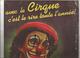 Publicité, Plaque En Carton,AVEC LE CIRQUE C'EST LE RIRE TOUTE L'ANNEE ! 355 X 275 Mm , Frais Fr 4.55 E - Plaques En Carton