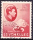 SEYCHELLES 1942 KGVI 15 Cents Brown-Red SG139ab FU - Seychelles (...-1976)