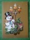 Kov 8-120 - NEW YEAR, BONNE ANNEE, Snowman, Bonhomme De Neige,  LADYBUG, Coccinelle, Cube, Fer à Cheval, Horseshoe - Anno Nuovo