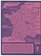 Protège-cahier Eau Minérale Naturelle VICHY SAINT-YORRE / Pastille Berlingot Sucre D'orge / Carte De France Départements - Protège-cahiers