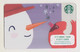 Starbucks Card Singapore Snowman Bird Cardinal 2018 Unused Pin Intact - Gift Cards