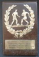 PLAQUE FOOTBALL SD GRAFICAR OSIJEK 1953 - Other & Unclassified