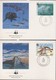 WWF  4 FDC 1986 MAURITANIE PHOQUES YVERT N°575/78 - FDC