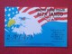 TARJETA TIPO POSTAL TYPE POST CARD QSL RADIOAFICIONADOS RADIO AMATEUR DIVISION USA UNITED STATES ÁGUILA CALVA BALD EAGLE - Otros & Sin Clasificación