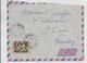 MADAGASCAR - 1958 - ENVELOPPE Par AVION De BABETVILLE (RARE) => ST DENIS (REUNION) - Lettres & Documents