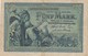 Billet Allemand -  5 Mark 1904 - 5 Mark