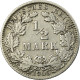 Monnaie, GERMANY - EMPIRE, 1/2 Mark, 1905, Munich, TB+, Argent, KM:17 - 1/2 Mark