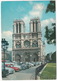 Paris: SIMCA ARONDE, RENAULT JUVA BREAK, DAUPHINE, CITROËN DS, TRACTION AVANT - Cathédrale Notre-Dame - Toerisme