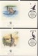 WWF 4 FDC 1988 ILES VIERGES PELICANS  YVERT N°614/17 - FDC