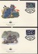 WWF  4 FDC 1986 MARSHALL COQUILLAGES  YVERT N°111/14 - FDC