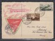 Italien/Triest Karte MiF 494,495 Mit Raketenpost " Ottobre Esperimenti Di Posta Per Razzo Espresso Trieste 1934 " - Airmail