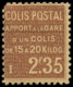 FRANCE Colis Postaux * - 97, Signé Scheller: 2f35 Brun Clair Sur Jaune, (une Dent Manquante) - Cote: 2000 - Mint/Hinged