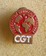 CGT - World Federation Of Trade Union, Syndicate, Button Holle Pin, Badge - Associations