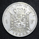 BELGIE LEOPOLD II  1 FRANC  1886    SUPER KWALITEIT   2 SCANS - 2 Francs