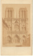 PARIS - CATHEDRALE NOTRE DAME DE PARIS - PHOTO FORMAT CDV 6,5x10,5 Cms - Alte (vor 1900)