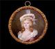 MINIATURA BORBONICA MARIA LUISA PRINCIPESSA - FIGLIA DI FERDINANDO IV E MARIA CAROLINA - SUPERFAVOLOSA - - Litografia