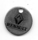 Jeton De Caddie  Villes, Automobile  RENAULT  Verso  MONTBELIARD ( 25 )  BELFORT ( 90 )  Recto  Verso - Trolley Token/Shopping Trolley Chip