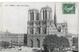 CPA Animée 1908 / 75 PARIS /  NOTRE-DAME Façade - Notre Dame De Paris