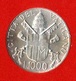 1000 Lire 1988 Vaticano Papa Paolo II° Vatikan State Silver Coin Anno X° Year - Vaticano