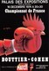 Boxe - Luigi Castiglioni - Affiche Du Championnat De France BOUTTIER - COHEN - Coq - Boxe